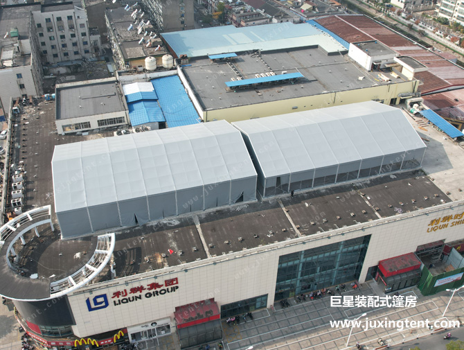 揚州樓頂體育篷房 籃球、羽毛球篷房場館